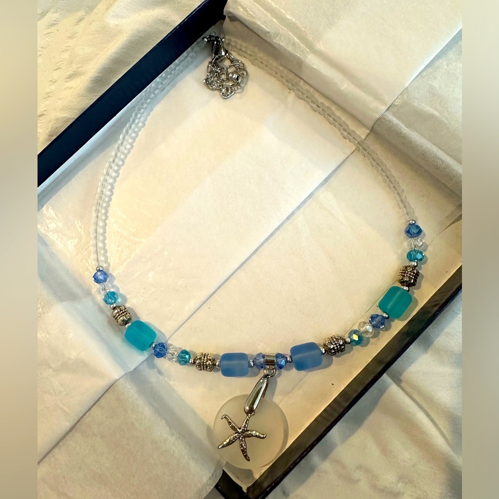 Starfish beaded necklace